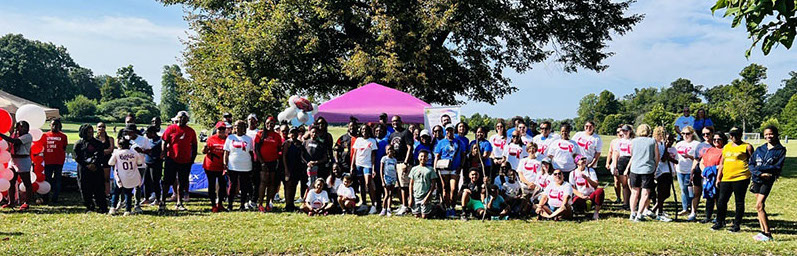 Team Vertex ’walking with warriors’ at the Sickle Cell Walk in Buffalo, NY Sept. 2022 