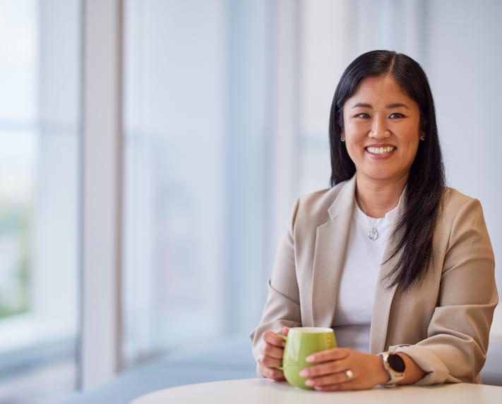 Female employee in Vertex Sydney office