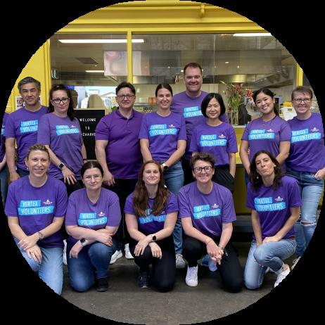 Australian employees volunteering at a local charity for the Vertex Day of service