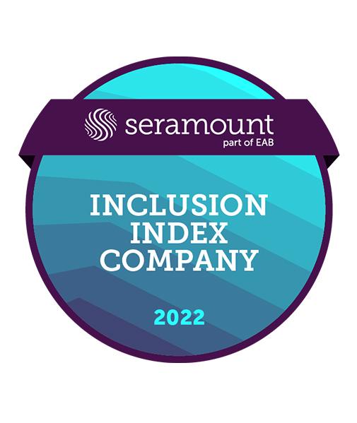 Seramount Inclusion Index Company 2022 award logo