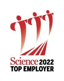 Science magazine 2022 Top Employer logo