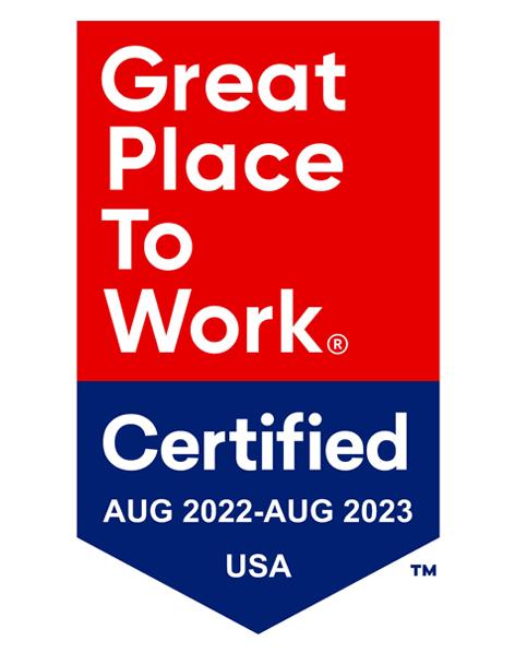 Certified Great Place to Work logo