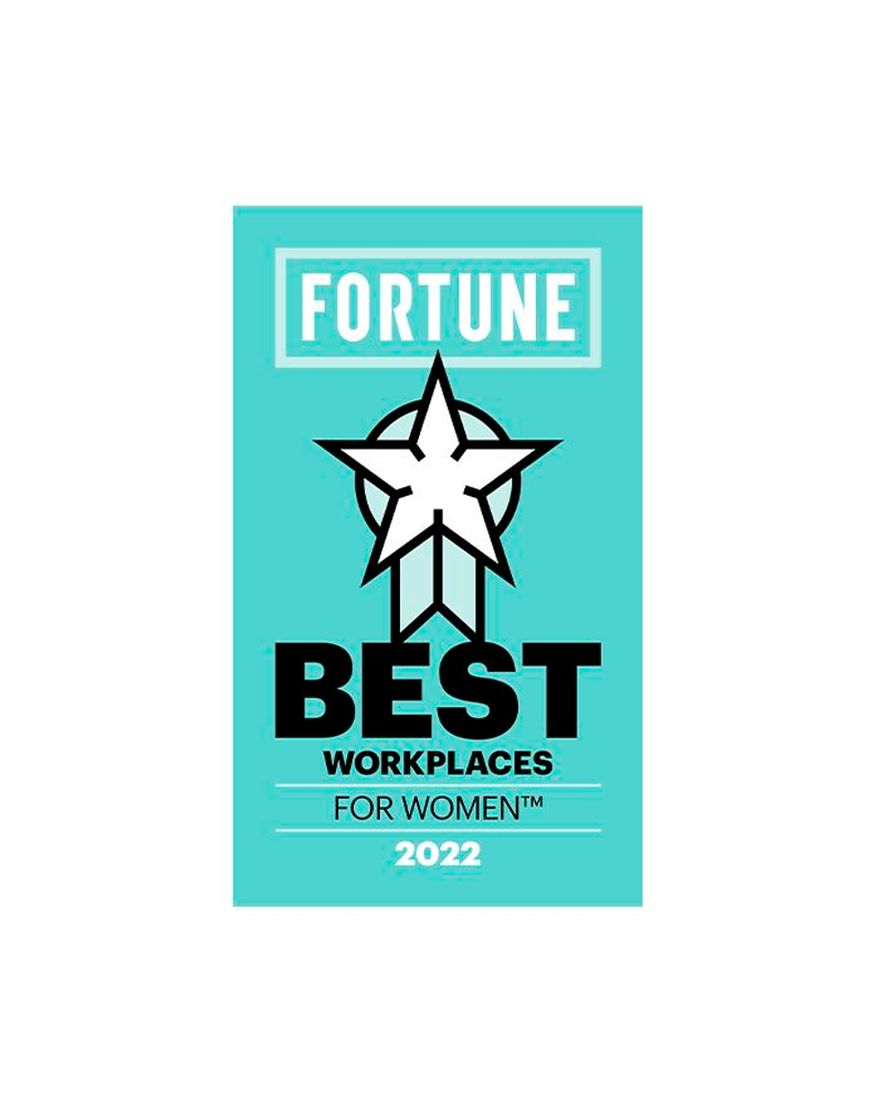 Fortune Magazine Best Workplaces for Women 2022 award logo