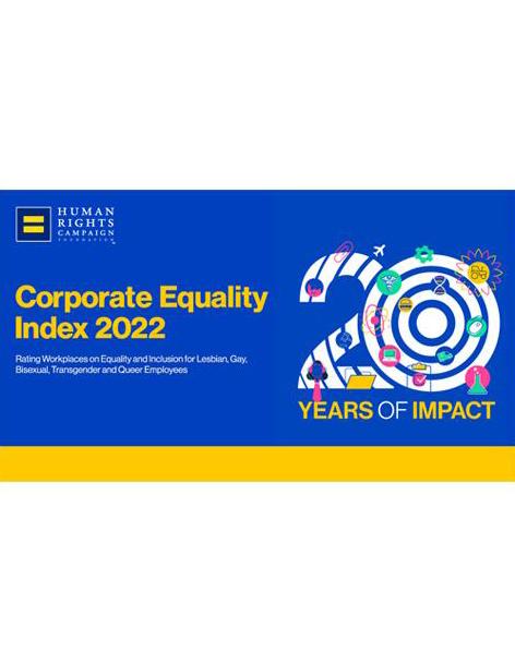 Human Rights Campaign Corporate Equality Index 2022 logo