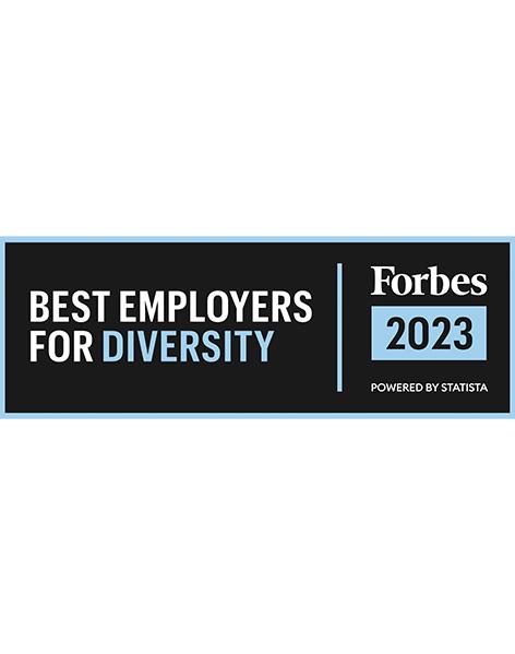 Forbes Best Employers for Diversity award logo