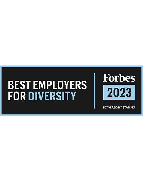 Forbes Best Employers for Diversity award logo