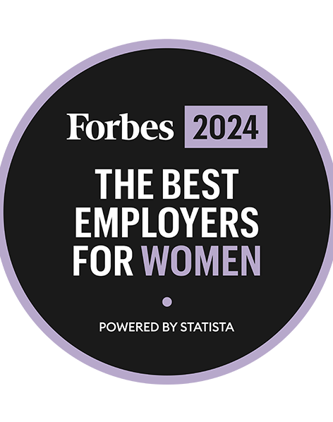 Forbes America’s Best Employers for Women award logo