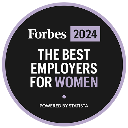Forbes America’s Best Employers for Women award logo