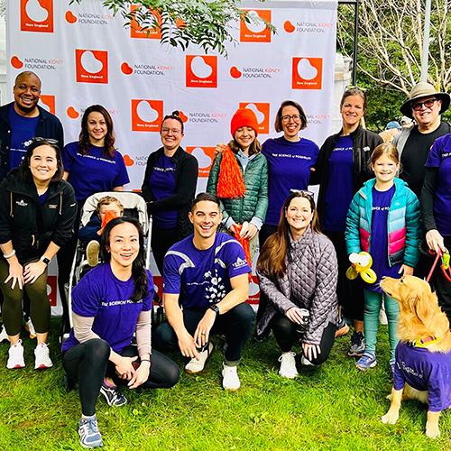 An image of a group of Vertexians attending the NKF walk